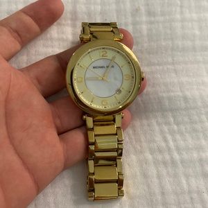 Gold Michael Kors watch